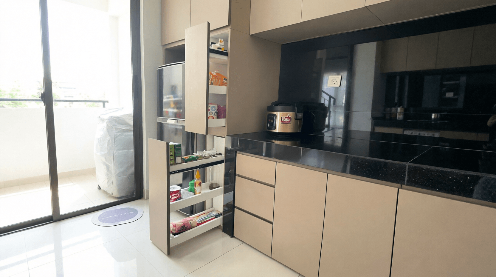 Partisi Kaca Frameless Minimalis