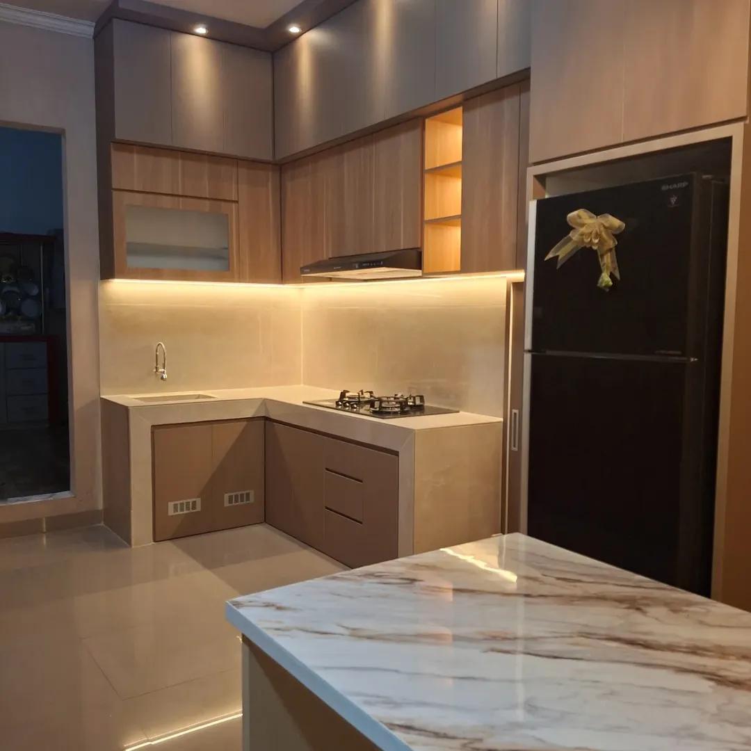 Modern kitchen set custom Kraftum Indonesia